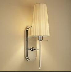 hotel guest room wall lamp