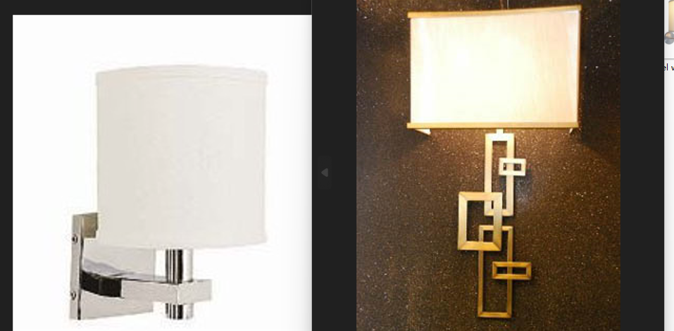 hotel wall lights from China HB hotel lighting company